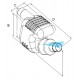 BARBOTEUR 20L Ø55/60/65MM - 660x220x320MM