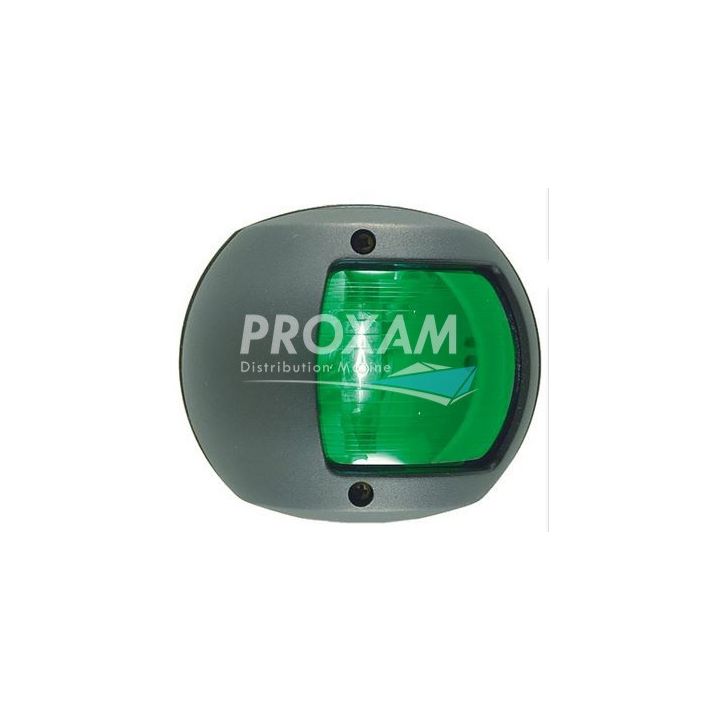 FEU DE NAVIGATION, INCANDESCENT, NOIR TRIBORD VERT
