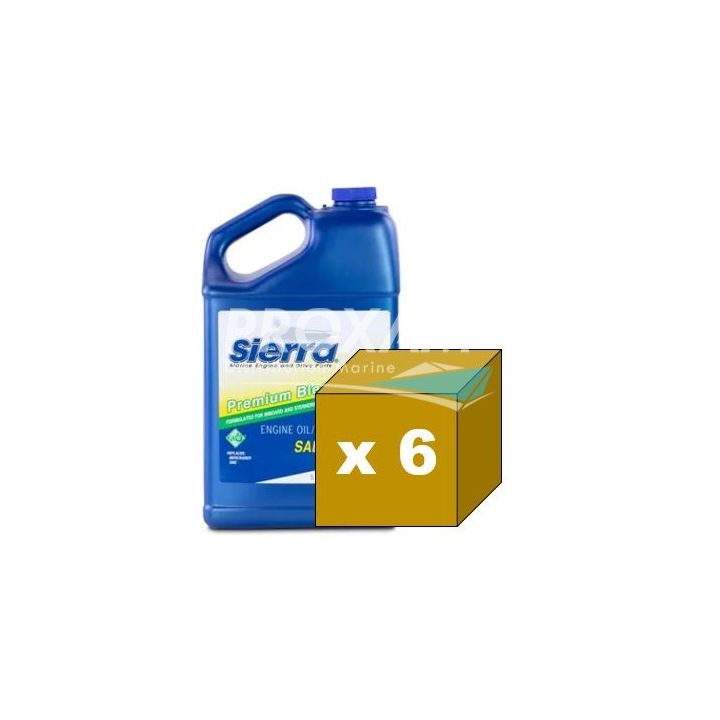 HUILE MOTEUR 25W40 SIERRA MINERALE 3.78L (CARTON DE 6)