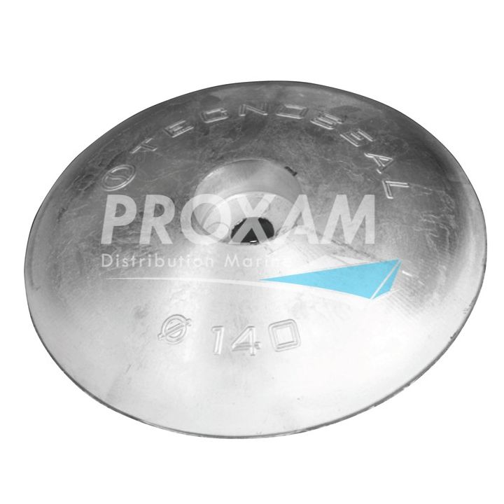 ANODE ALU - ROSACE Ø140MM (L'UNITE) 0.78KG