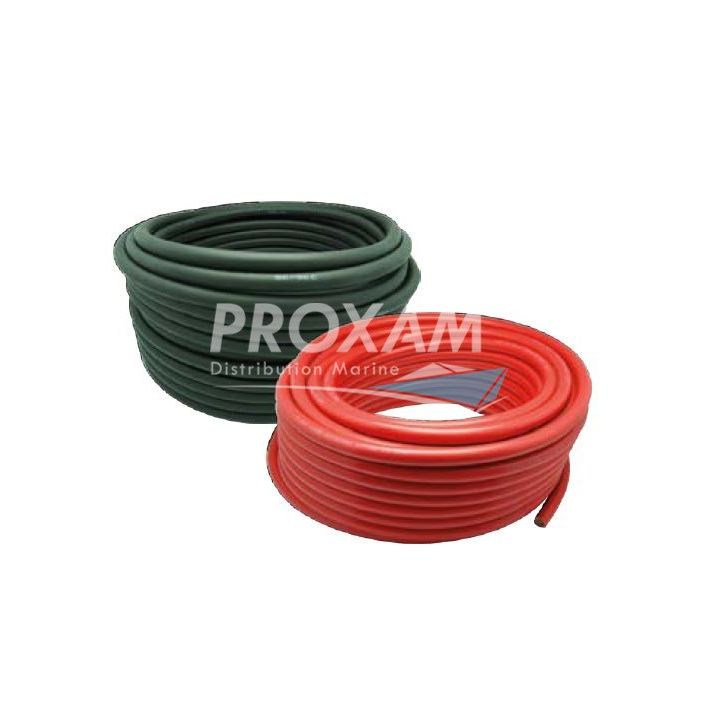 CABLE DE BATTERIE SOUPLE 16MM² COURONNE 10M ROUGE