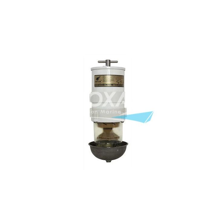 PREFILTRE GASOIL SEPARATEUR D'EAU BOL PLASTIQUE AVEC COUPELLE 341L/H