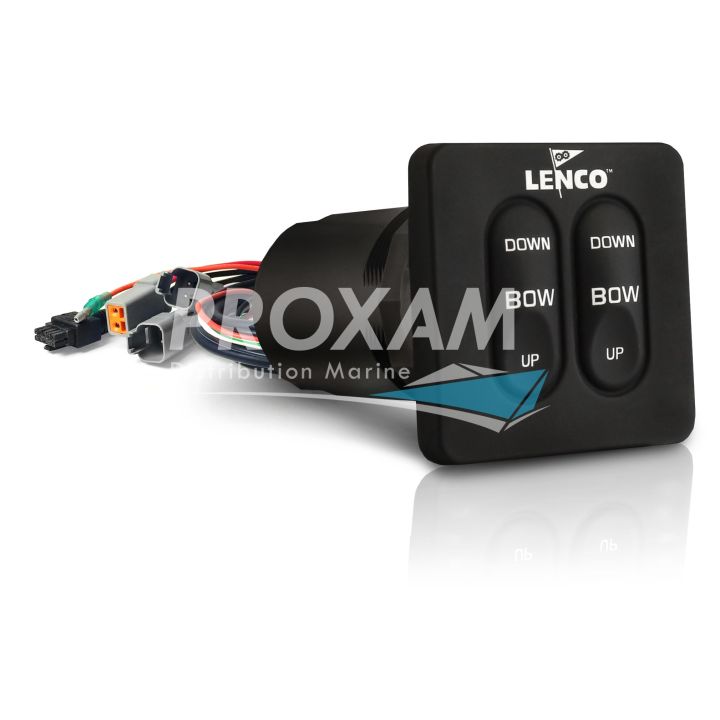 CONTACTEUR INTEGRÉ LENCO 12/24V SANS LED, FAISCEAU 76CM