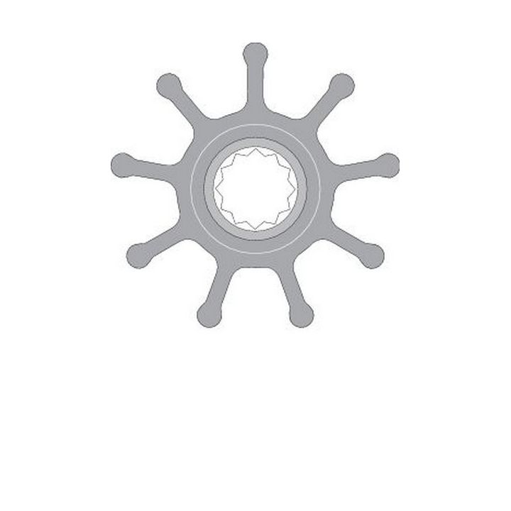 TURBINE SPX F8 MOYEU 12 CANNELURES 9 PALES 