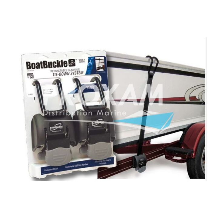 SANGLE BOAT BUCKLE RETRACTABLE G2 LATERALE 109CM (LA PAIRE)