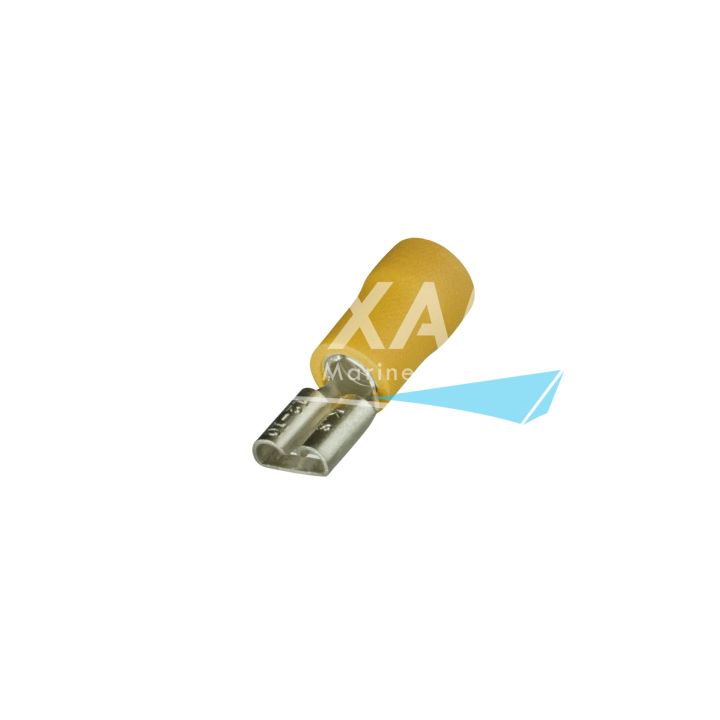 CLIPS PRE-ISOLE JAUNE L 6,3 (BOITE DE 50)