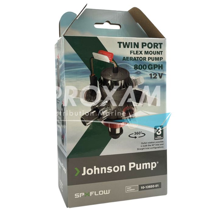 POMPE DE VIVIER SPX AQUA VOID 12V 800GPH (50L/MIN)