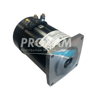 MOTEUR DE GUINDEAU 12V 1000W ø114 3 BORNES BRIDE CARRE
