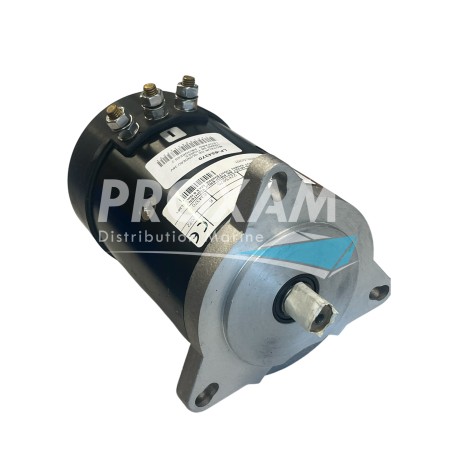 MOTEUR DE GUINDEAU 24V 1500W ø114 3 BORNES BRIDE TRIANGULAIRE