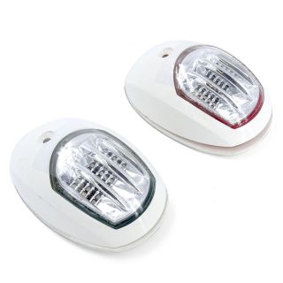FEU DE NAVIGATION BLANC, LED, VERT & ROUGE (X2)