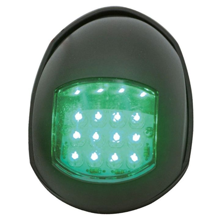 FEU DE NAVIGATION NOIR, LED, VERT & ROUGE (X2)