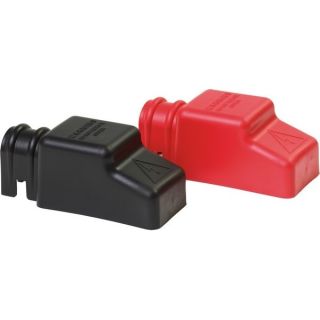 PROTECTION NOIRE ET ROUGE POUR COSSES BATTERIE 