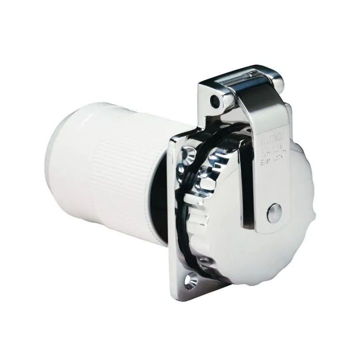 SOCLE MALE INOX 32A 230V