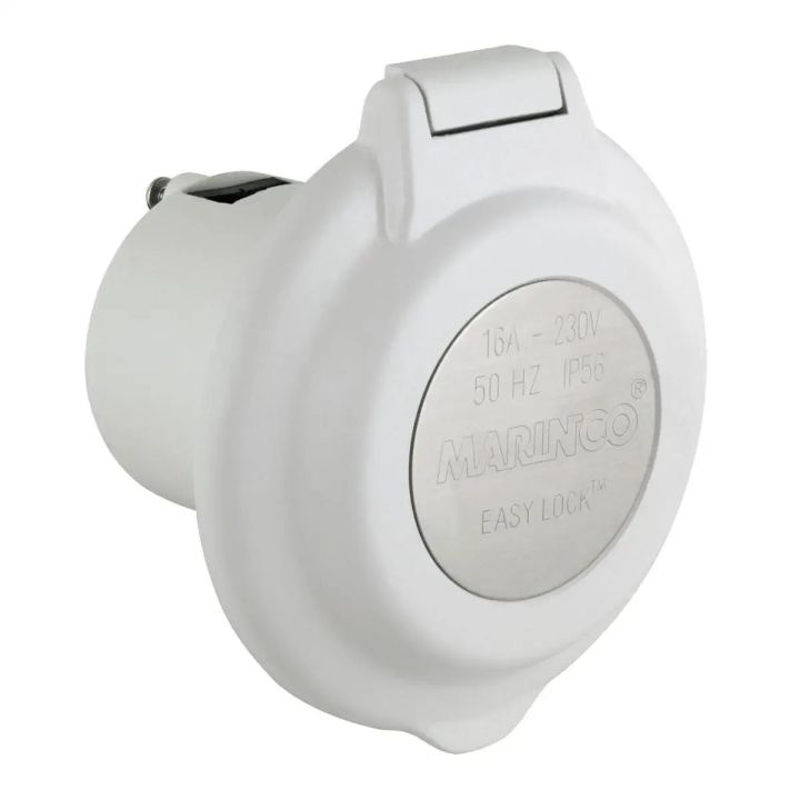 SOCLE MALE PLASTIQUE ROND 16A 230V