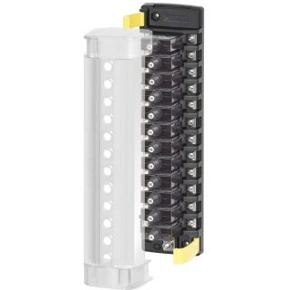 BOITIER 12 DISJONCTEURS AVEC BUS MASSE 284x71MM