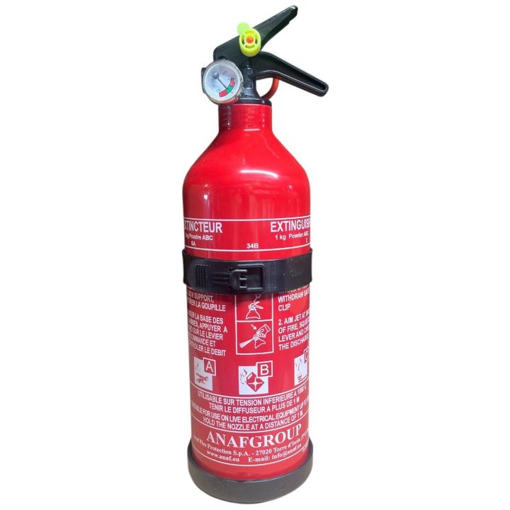 EXTINCTEUR A POUDRE 1KG AVEC MANOMETRE