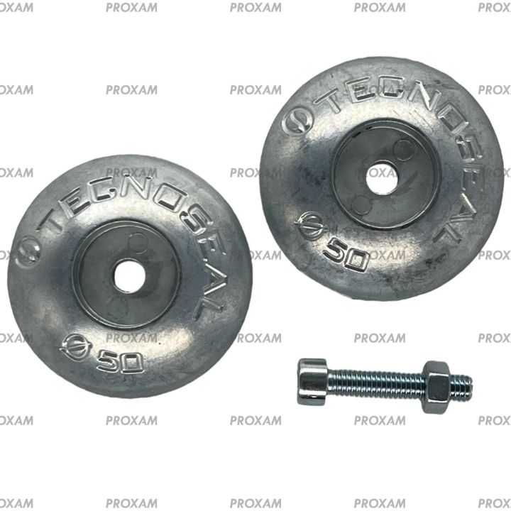 ANODE ZINC - ROSACE Ø50MM (LA PAIRE) 0.16KG