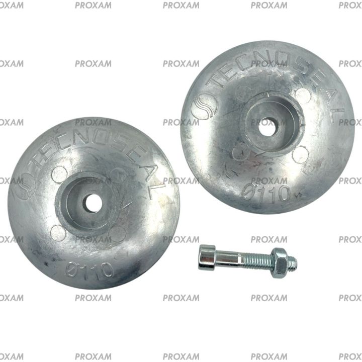 ANODE ZINC - ROSACE Ø110MM (LA PAIRE) 1.4KG