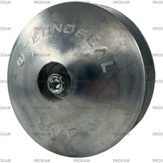 ANODE ZINC - ROSACE Ø140MM (LA PAIRE) 2.9KG