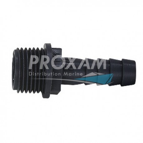 RACCORD PLASTIQUE DROIT 3/4'' Ø12MM