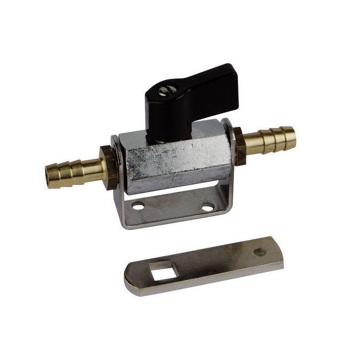 VANNE CARBURANT 1/4 DE TOUR, 2 RACCORDS ¼ x 10