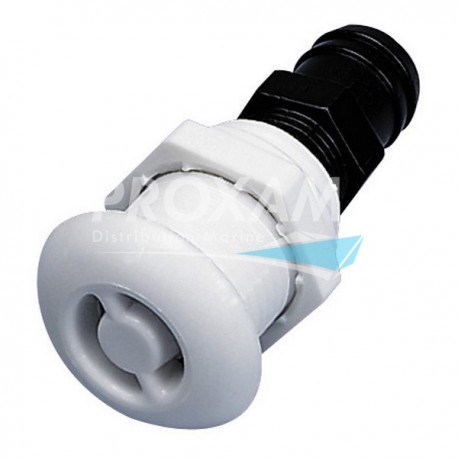 EVENT ROND PLASTIQUE BLANC DROIT Ø17/19MM