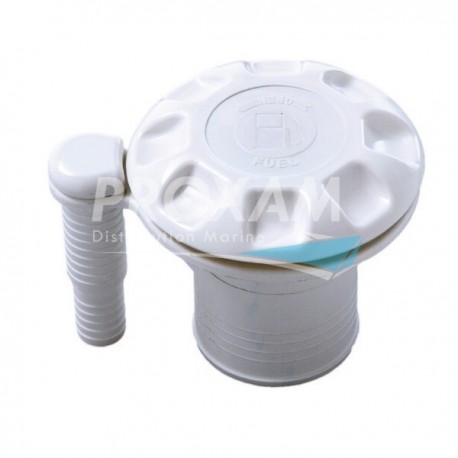 NABLE CARBURANT PLASTIQUE BLANC Ø50MM AVEC EVENT