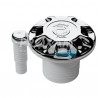 NABLE CARBURANT PLASTIQUE CHROME Ø50MM AVEC EVENT