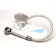 DOUCHETTE A POUSSOIR CHROME AVEC BOITE A ENCASTRER ET FLEXIBLE 4M