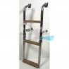 ECHELLE INOX PLIANTE 5 MARCHES