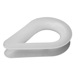COSSE PLASTIQUE BLANC Ø4MM