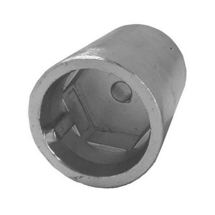ANODE ZINC - ARBRE HELICE HEXAGONALE Ø35MM