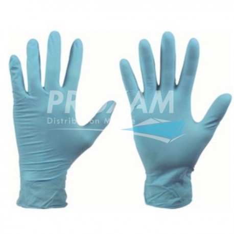 GANTS BLEU NITRILE TAILLE XL - BOITE DE 90