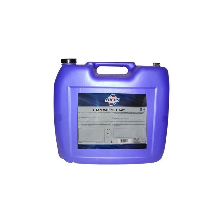HUILE MOTEUR TCW3 FUCHS TITAN MARINE SEMI SYNTHETIQUE 20L