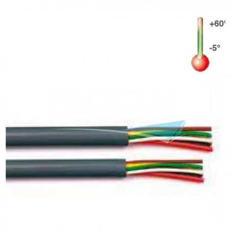 CABLE MULTICONDUCTEUR SOUPLE HO5, 2x2.5MM² 25M