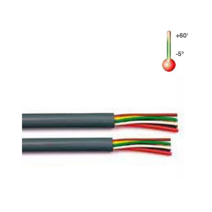 CABLE MULTICONDUCTEUR SOUPLE HO5, 4x1.5MM² 25M