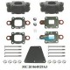 KIT REHAUSSES 75MM POUR COUDE D'ECHAPPEMENT MERCRUISER V6/V8 MPI