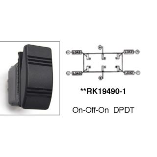 CONTACTEUR SIERRA CONTURA II ON/OFF/ON SANS LED 6 BROCHES