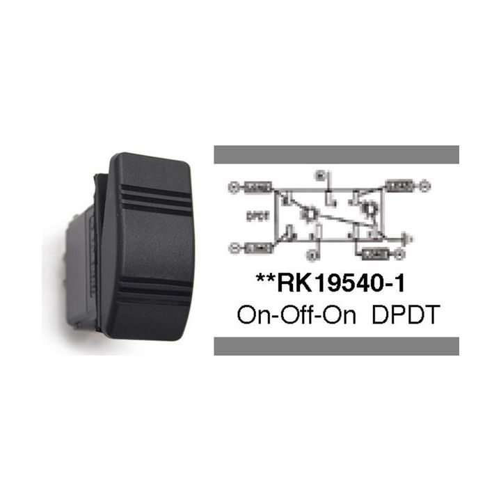 CONTACTEUR SIERRA CONTURA II ON/OFF/ON AVEC LED 7 BROCHES