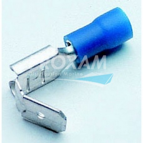 CLIPS MIXTE PRE-ISOLE BLEU L 6,3 (BOITE DE 100)