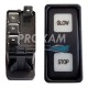CONTACTEUR PRECHAUFFAGE YANMAR MOM/OFF/MOM, 2 LED