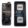 CONTACTEUR PRECHAUFFAGE YANMAR MOM/OFF/MOM, 2 LED