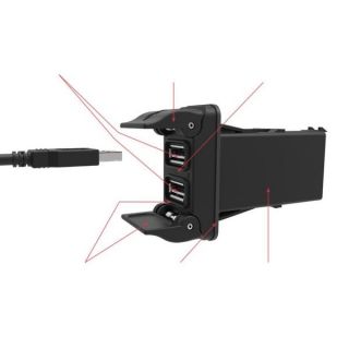 CHARGEUR 2 PORTS USB 3.15AMP
