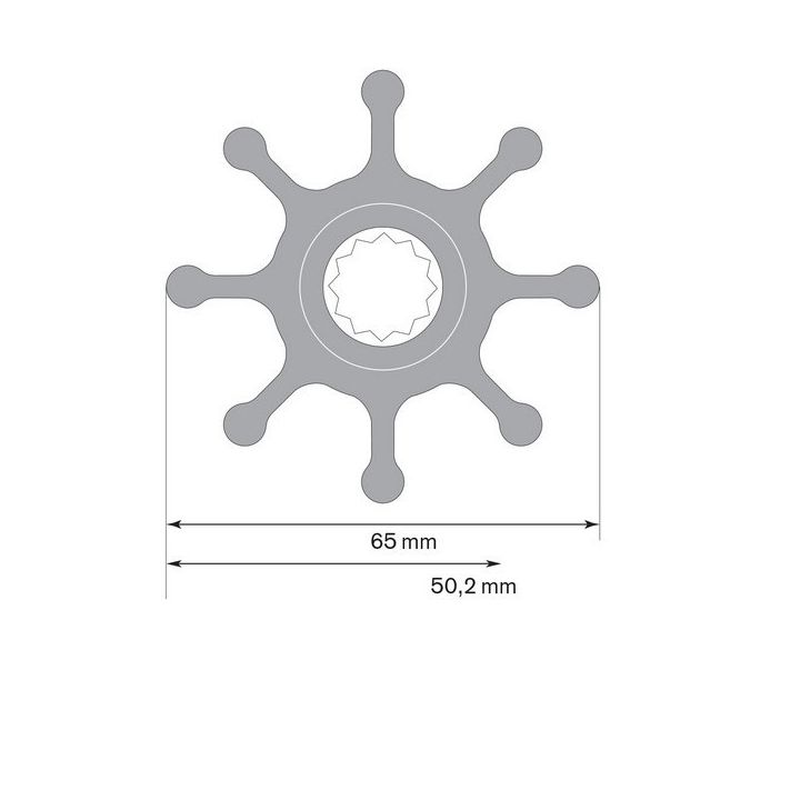 TURBINE NEOPRENE FILETEE F7B
