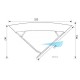 SUN TOP BIMINI SIXTY 4 ARC. 200x156x252CM BLEU MARINE