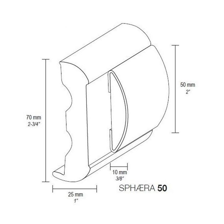 BASE PVC 70MM 12M