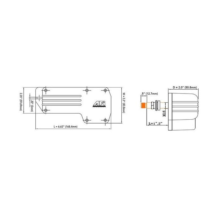 MOTEUR ESSUIE-GLACE - 168x84x51MM