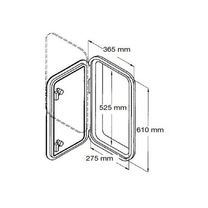 TRAPPE DE VISITE 365x610MM