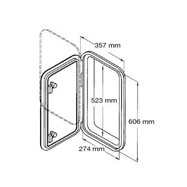 TRAPPE DE VISITE - 357x606MM
