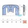 ANODE ZINC - PLAQUE ANTI-CAVITATION YANMAR STERNDRIVE